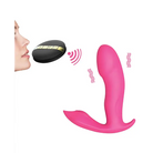 Dorcel Secret Clit Dual Stim Heating And Voice Control - Pink - Wearable Vibrator