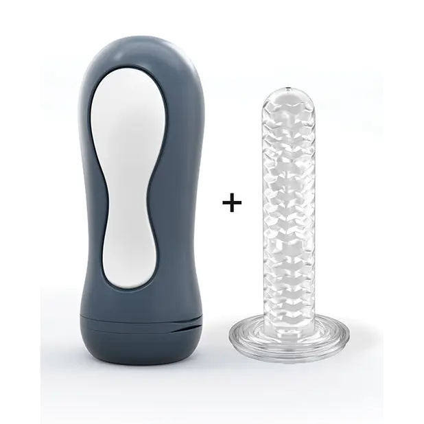 Dorcel Sexpresso Press & Play - Gray - Manual Stroker