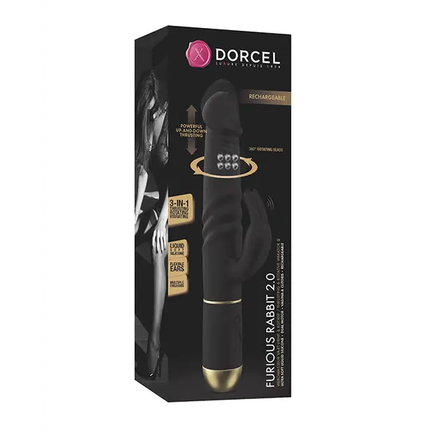 Dorcel Thrusting & Spinning Furious Rabbit 2.0 - Black - Rabbit