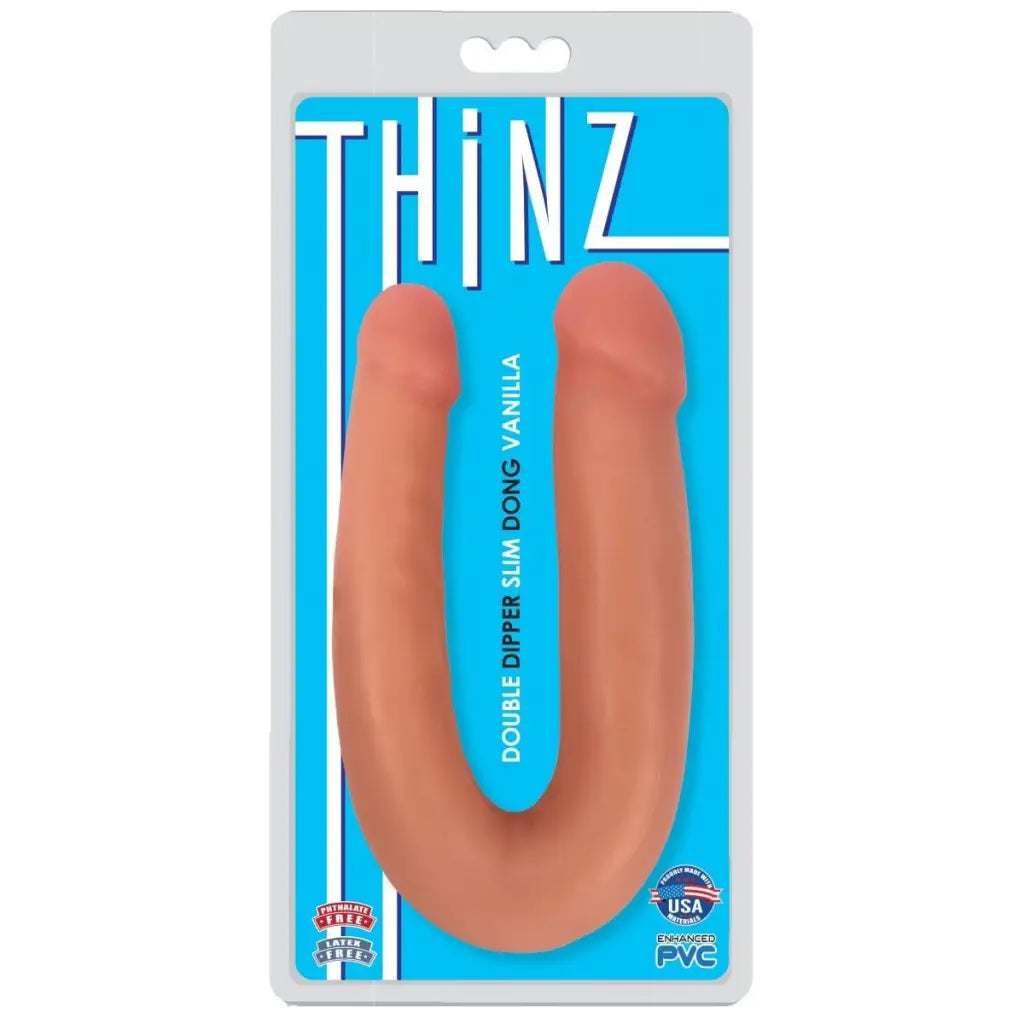 Curve Novelties Dildos Light Double Dipper Slim Dildo at the Haus of Shag