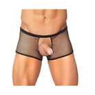 Double Pleasure Short (stretch Net) - Men’s revealing mesh underwear with an open front design