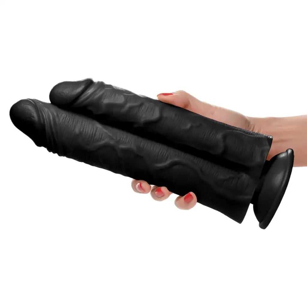 Master Cock Realistic Dildo Double Stuffer 10 Inch Dildo at the Haus of Shag