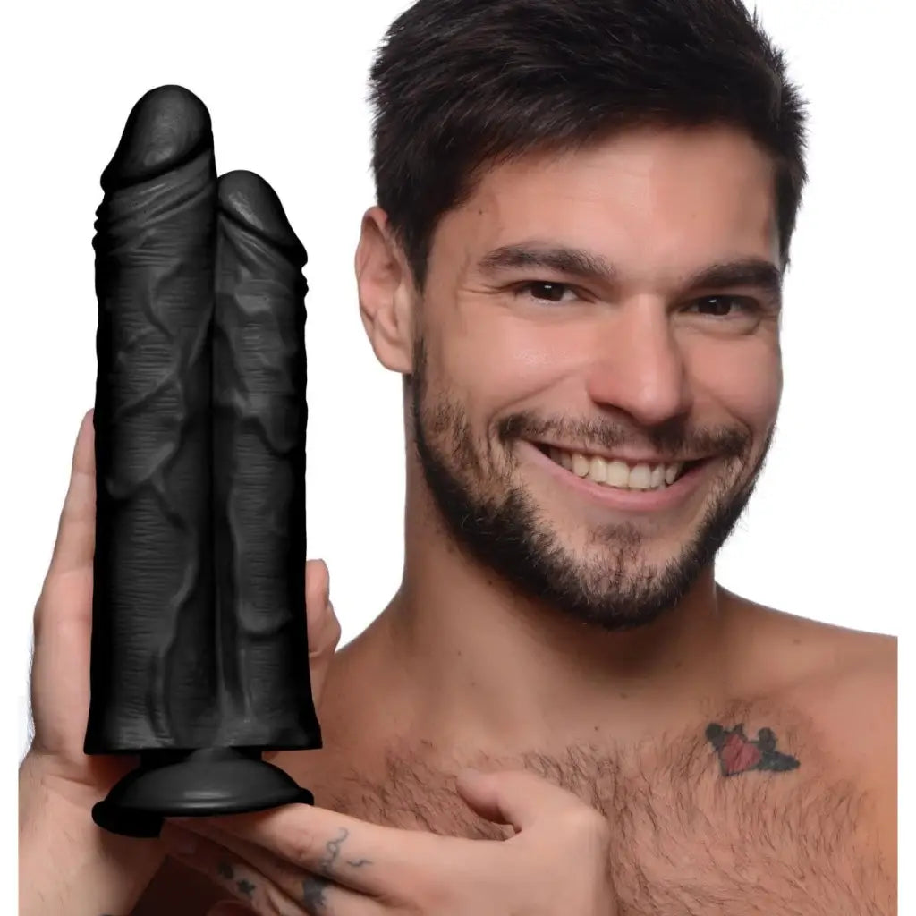 Master Cock Realistic Dildo Double Stuffer 10 Inch Dildo at the Haus of Shag