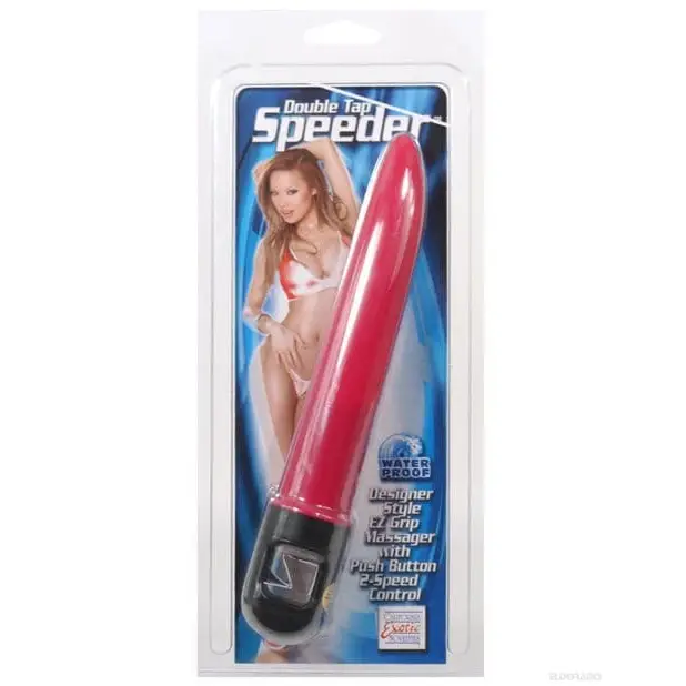 CalExotics Vibrator Pink Double Tap Speeder at the Haus of Shag