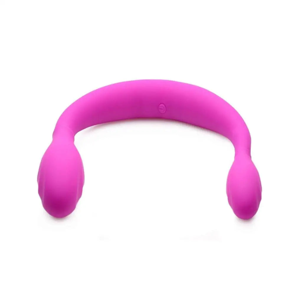 inmi Double Ended Vibrator Double Thump 7x Rechargeable Silicone Double Dildo at the Haus of Shag