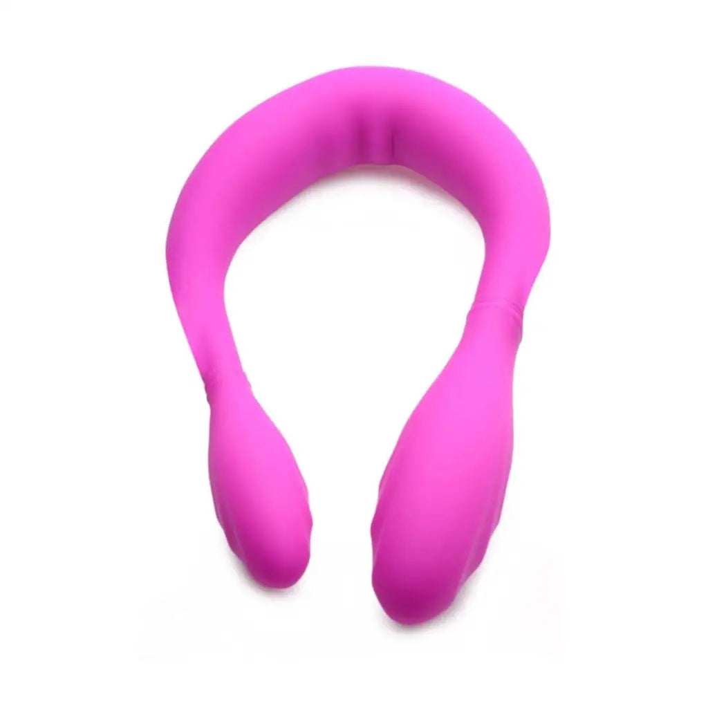 inmi Double Ended Vibrator Double Thump 7x Rechargeable Silicone Double Dildo at the Haus of Shag