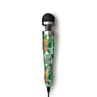 Doxy Die Cast 3 Compact Wand with a vibrant, tropical print umbrella for stylish protection