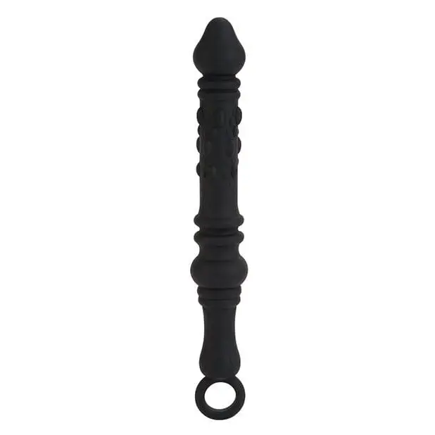 CalExotics Plug Dr Joel Kaplan Silicone Prostate Probe - Black at the Haus of Shag