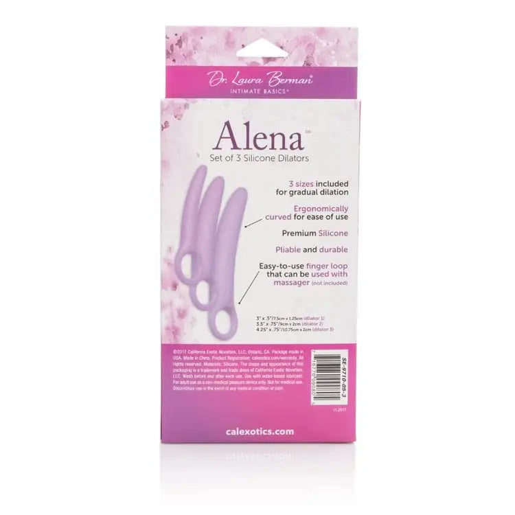 CalExotics Sextoys for Couples Dr Laura Berman Alena Set Of 3 Silicone Dilators at the Haus of Shag