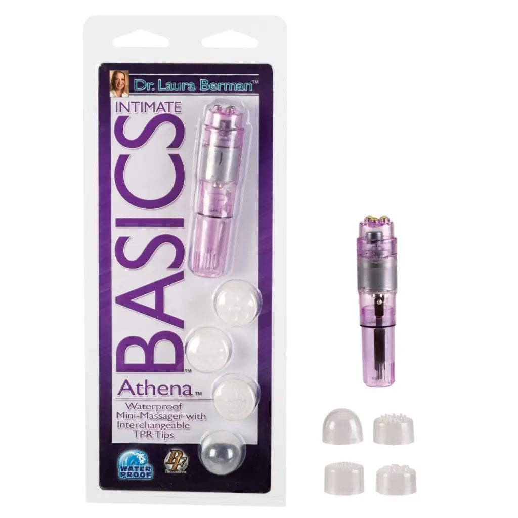 CalExotics Sextoys for Couples Dr Laura Berman Athena Mini Massager Waterproof at the Haus of Shag