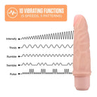 Dr. Skin Silicone Dr. Robert 7 In Vibrating Dildo - Vibrators