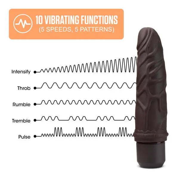 Dr. Skin Silicone Dr. Robert 7 In Vibrating Dildo - Vibrators