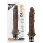 Blush Dr Skin Vibe 9.75 Chocolate ’ - Realistic Vibrator