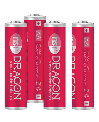 Dragon Batteries Dragon Alkaline Batteries - AA Size - Pack of 4 at the Haus of Shag