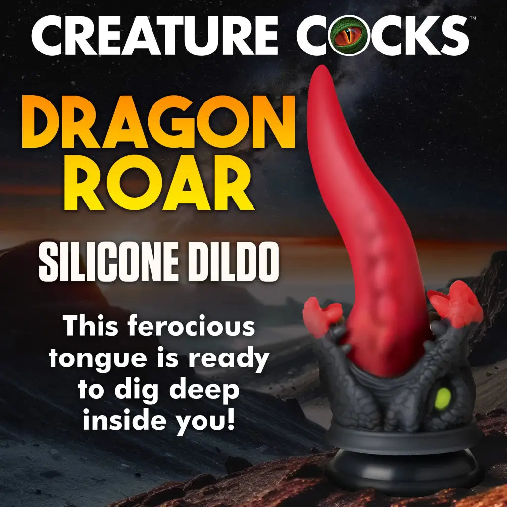 Dragon Roar Silicone Dildo - Dildos