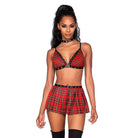 Dreamgirl Two Piece Outfit One Size Fits Most / Plaid Dreamgirl 'Detention Hall Hottie' Schoolgirl Outfit at the Haus of Shag