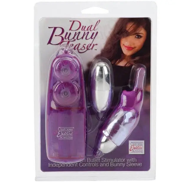 CalExotics Stimulators Dual Bunny Teaser - Purple at the Haus of Shag