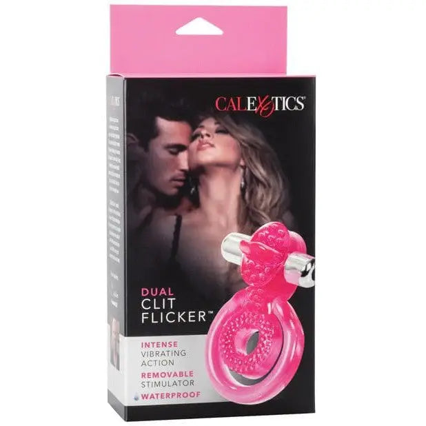 CalExotics Stimulators Dual Clit Flicker - Pink at the Haus of Shag