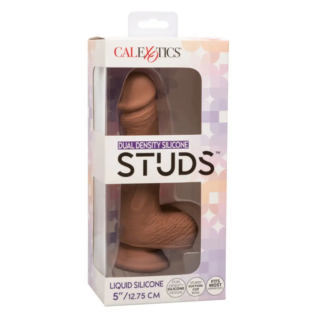 Dual Density Silicone Stud 5in - Realistic Dildo