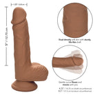 Dual Density Silicone Stud 5in - Realistic Dildo