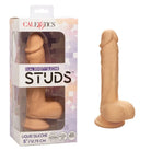 Dual Density Silicone Stud 5in - Ivory - Realistic Dildo