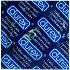 Durex Extra Sensative Lubricated Condoms 3 Pack - Neon Blue Durex Branding on Dark Wrapper