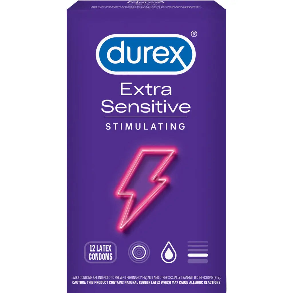 Durex Extra Sensitive Stimulating 12ct - Condoms