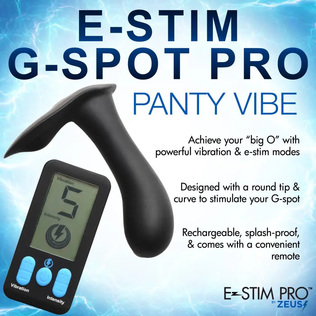 E-stim G-spot Silicone Panty Vibe - Wearable Vibrator