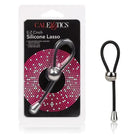 CalExotics Penis Enhancement E-z Cinch Silicone Lasso - Black at the Haus of Shag