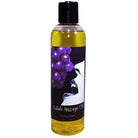 Earthly Body Edible Massage Oil Grape 8oz. - Massage Oil