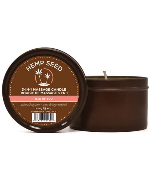Earthly Body Massage Candle Earthly Body 3 In 1 Massage Candle - 6 Oz Isle Of You at the Haus of Shag