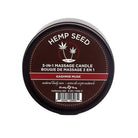 Earthly Body Suntouched Hemp Candle 6 Oz in Kashmir Musk scent - Perfect for Massages