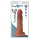 Curve Novelties Dildos Easy Rider BioSkin Dual Density Dong 6in Caramel at the Haus of Shag