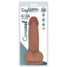 Curve Novelties Dildos Easy Rider BioSkin Dual Density Dong 6in With Balls Caramel at the Haus of Shag