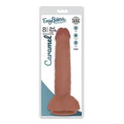 Easy Rider BioSkin Dual Density Dong 8in Flesh-colored Silicone Dildo in Retail Packaging