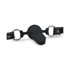 Easy Toys Ball Gag w/Silicone Dong - Black - Bondage Blindfolds & Restraints