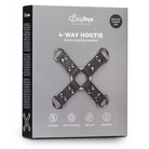 Easy Toys Faux Leather Hogtie - Black - Collar