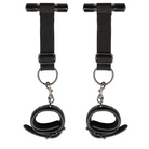 Easy Toys Over The Door Wrist Cuffs - Black - Cuffs