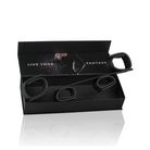 Easy Toys Wrist & Ankle Bondage Bar - Black - Cuffs