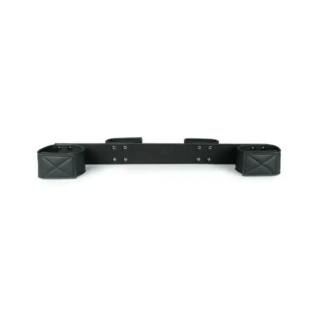 Easy Toys Wrist & Ankle Bondage Bar - Black - Cuffs