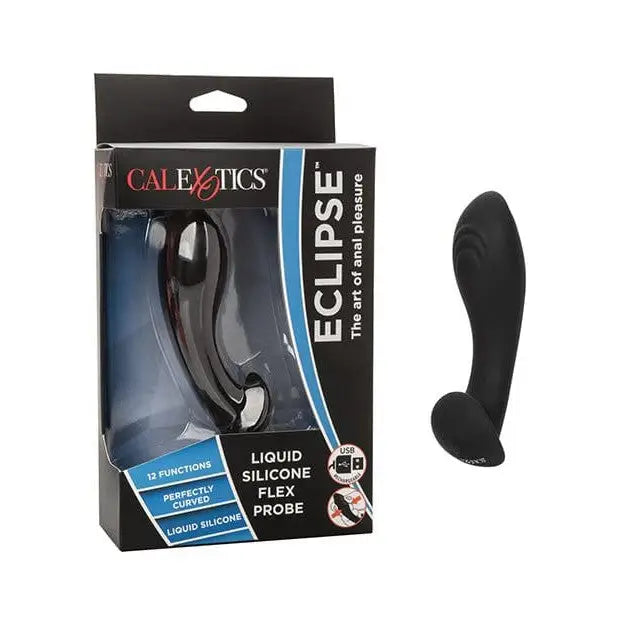 CalExotics Plug Eclipse Liquid Silicone Flex Probe - Black at the Haus of Shag