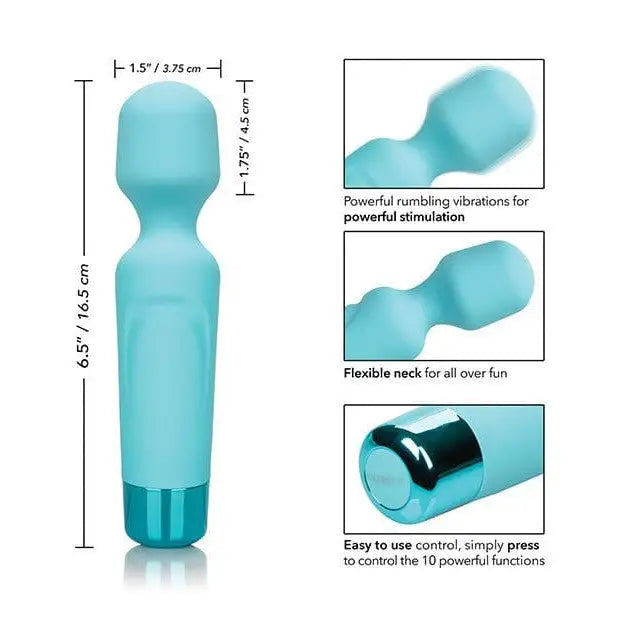 CalExotics Massage Products Eden Wand - Teal at the Haus of Shag