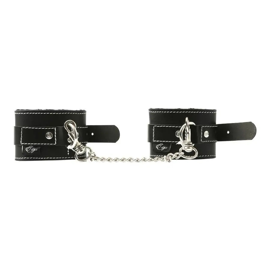 Edge Leather Wrist Restraints Bu - Cuffs