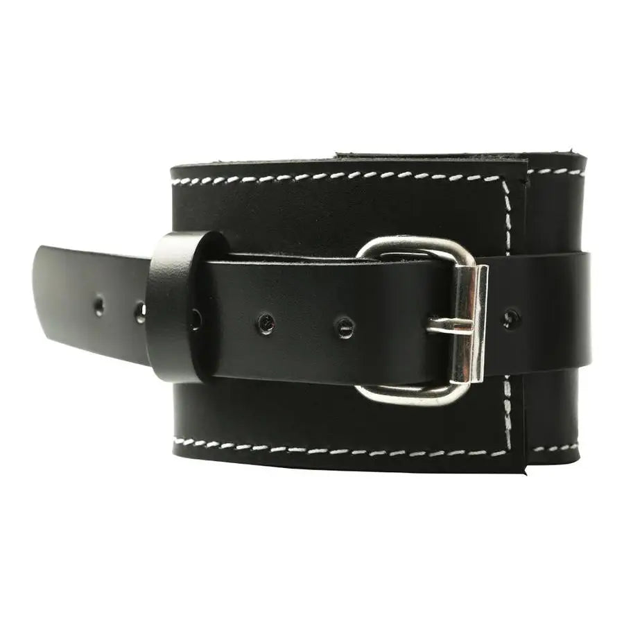 Edge Leather Wrist Restraints Bu - Cuffs