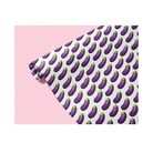 Eggplant Naughty Wrapping Paper - Party Supplies