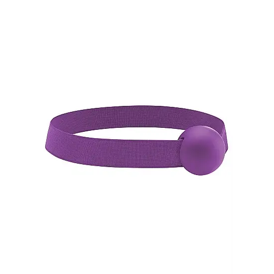 Elastic Ball Gag Purple - Ball Gag