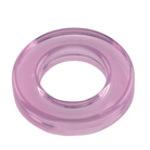 Elastomer C Ring Metro - Pink Plastic Cock Ring on a White Background