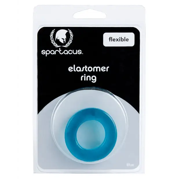 Elastomer Cock Ring (Black) - Metro Blue - Cock Ring