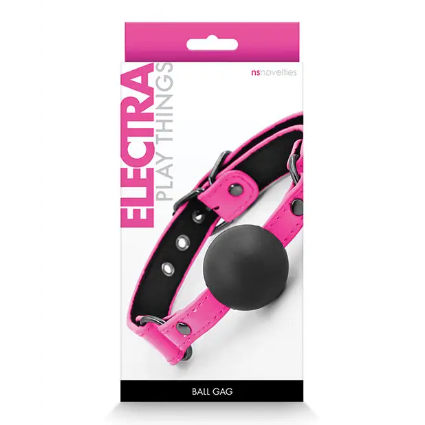 Electra Ball Gag Pink - Pink - Ball Gag