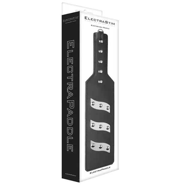 Electrastim Electrapaddle Leather Electro Spanking Paddle - Stimulators